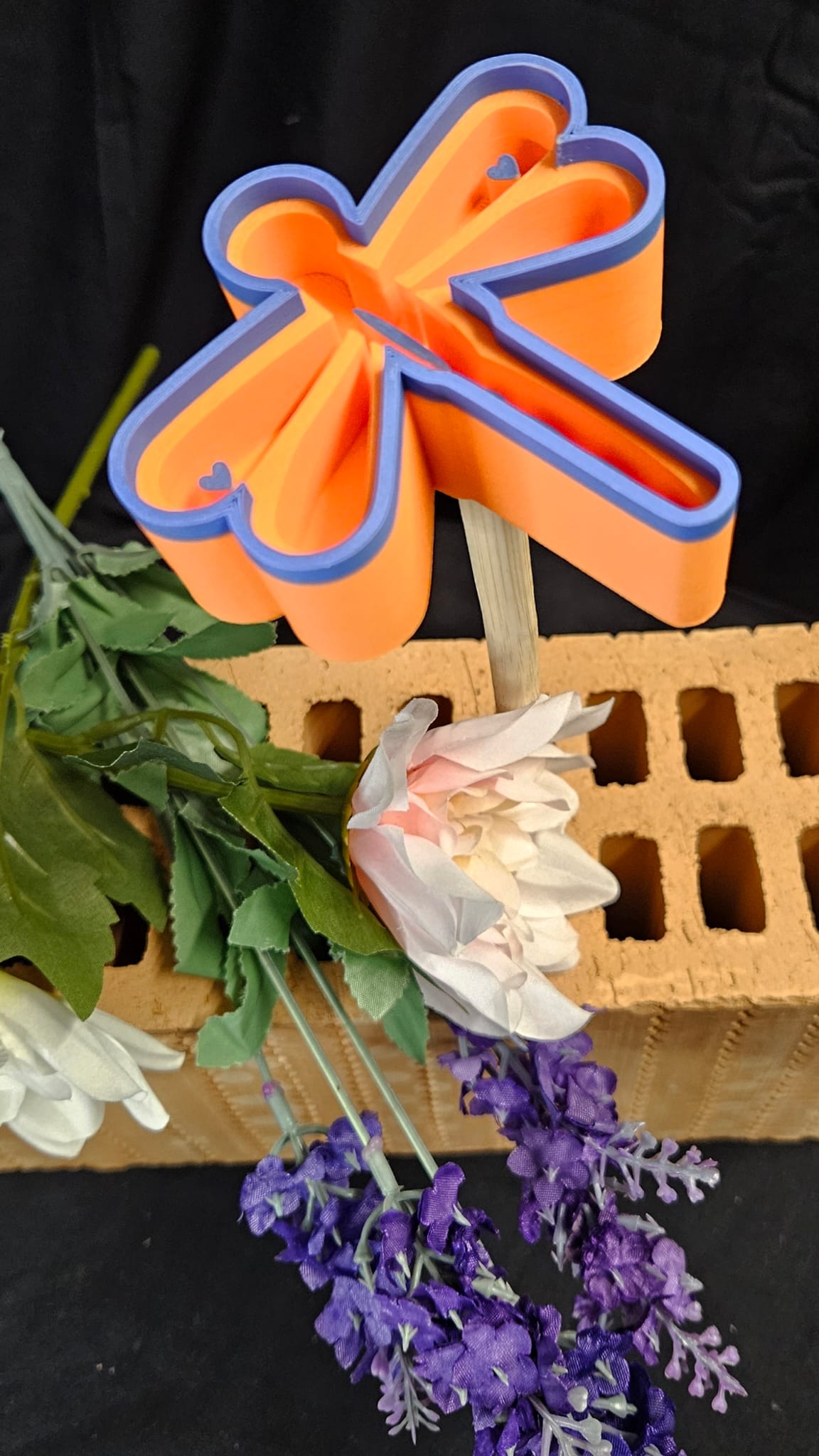 🪻 Libellen-Tränke – Dekorativer Gartenstecker für Bienen & Vögel 🐝🐦