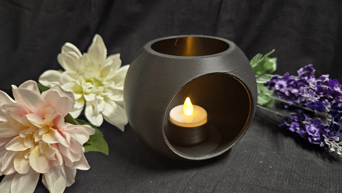 🕯️ Modernes Windlicht „Kugel“ – Stilvolle Dekoration
