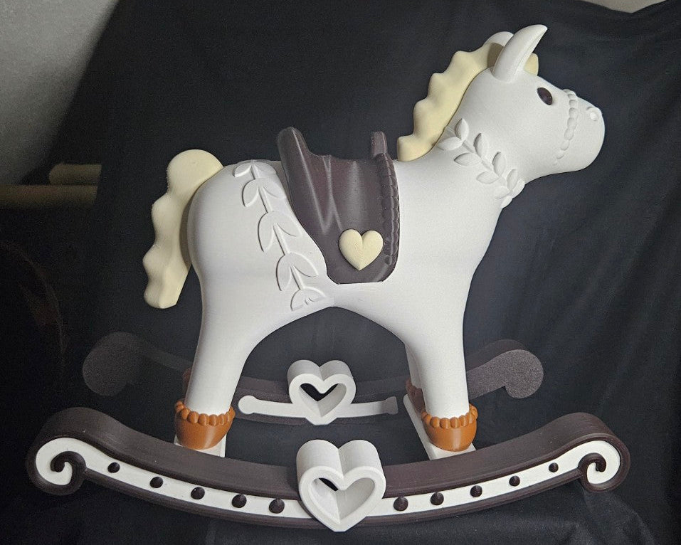 🐴 Grosses Schaukelpferd – nostalgische Deko mit viel Liebe zum Detail 🐴