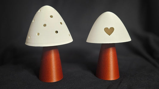 🍄 Leuchtpilze – gemütliche Lichtdeko für die Herbstzeit 🍄