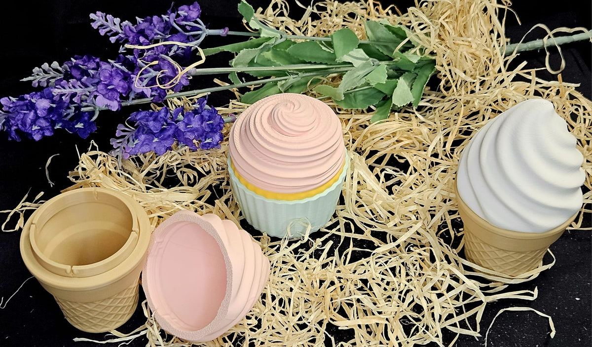 Süsse Deko-Boxen im Cupcake & Eiscreme Design 🍦🧁