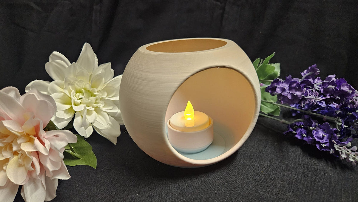 🕯️ Modernes Windlicht „Kugel“ – Stilvolle Dekoration