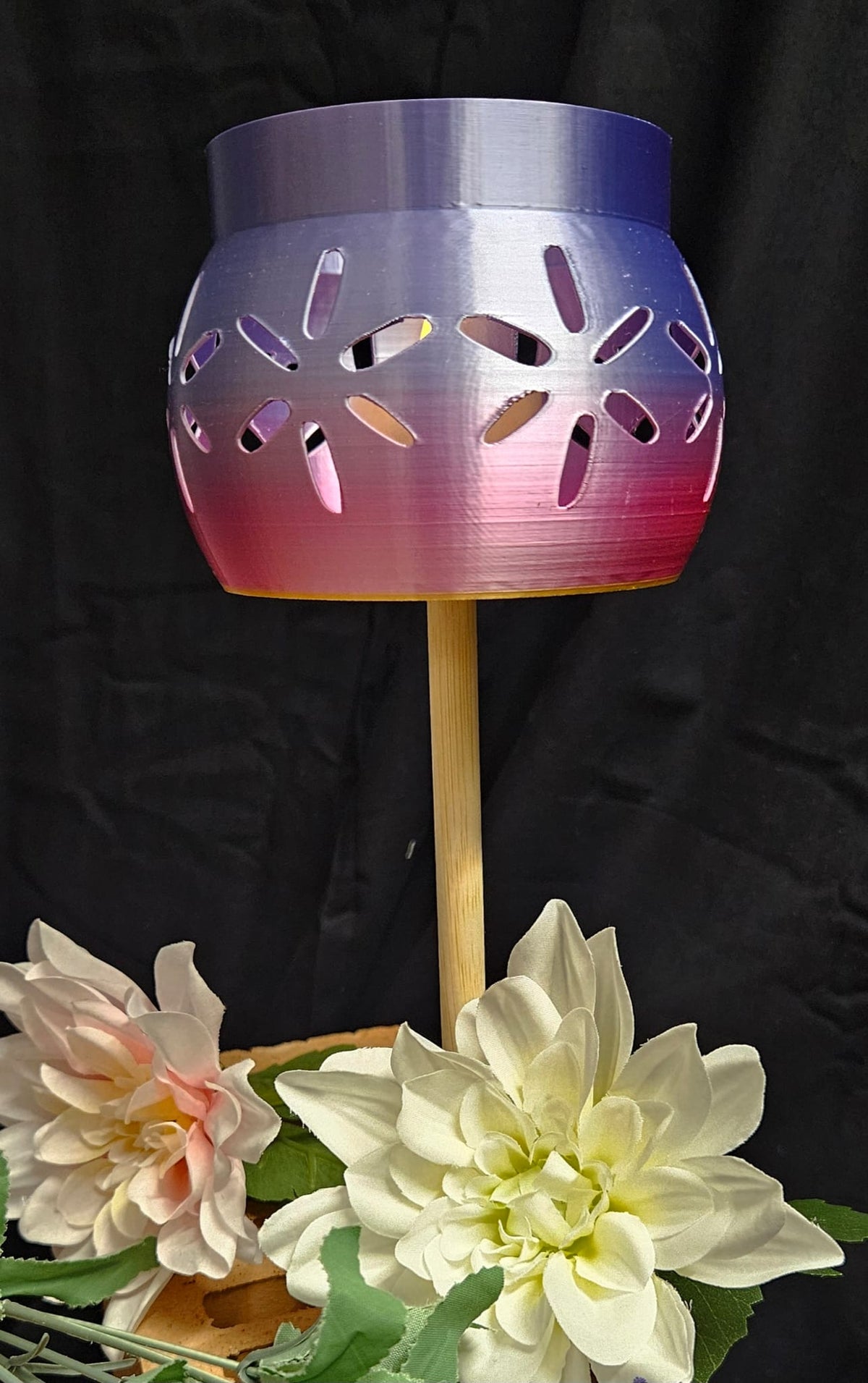 🌸 Gartenleuchte mit Muster – stimmungsvolle Deko aus dem 3D-Druck 🌸