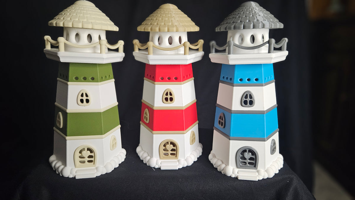 ⚓ Leuchtturm mit LED-Beleuchtung – maritimes Licht für dein Zuhause ⚓