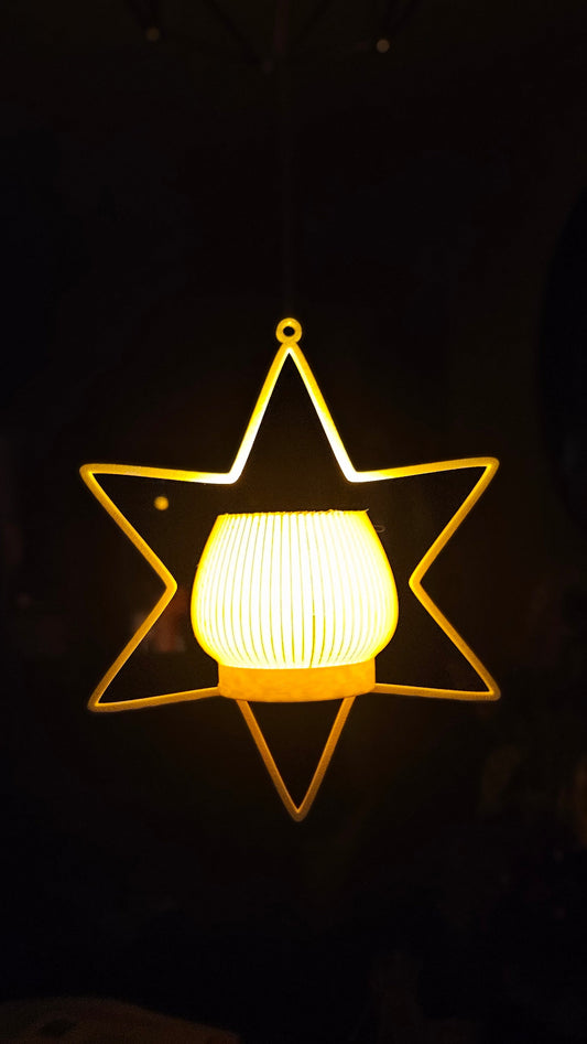 ⭐ Leuchtender Stern – stimmungsvolle Dekoration ⭐