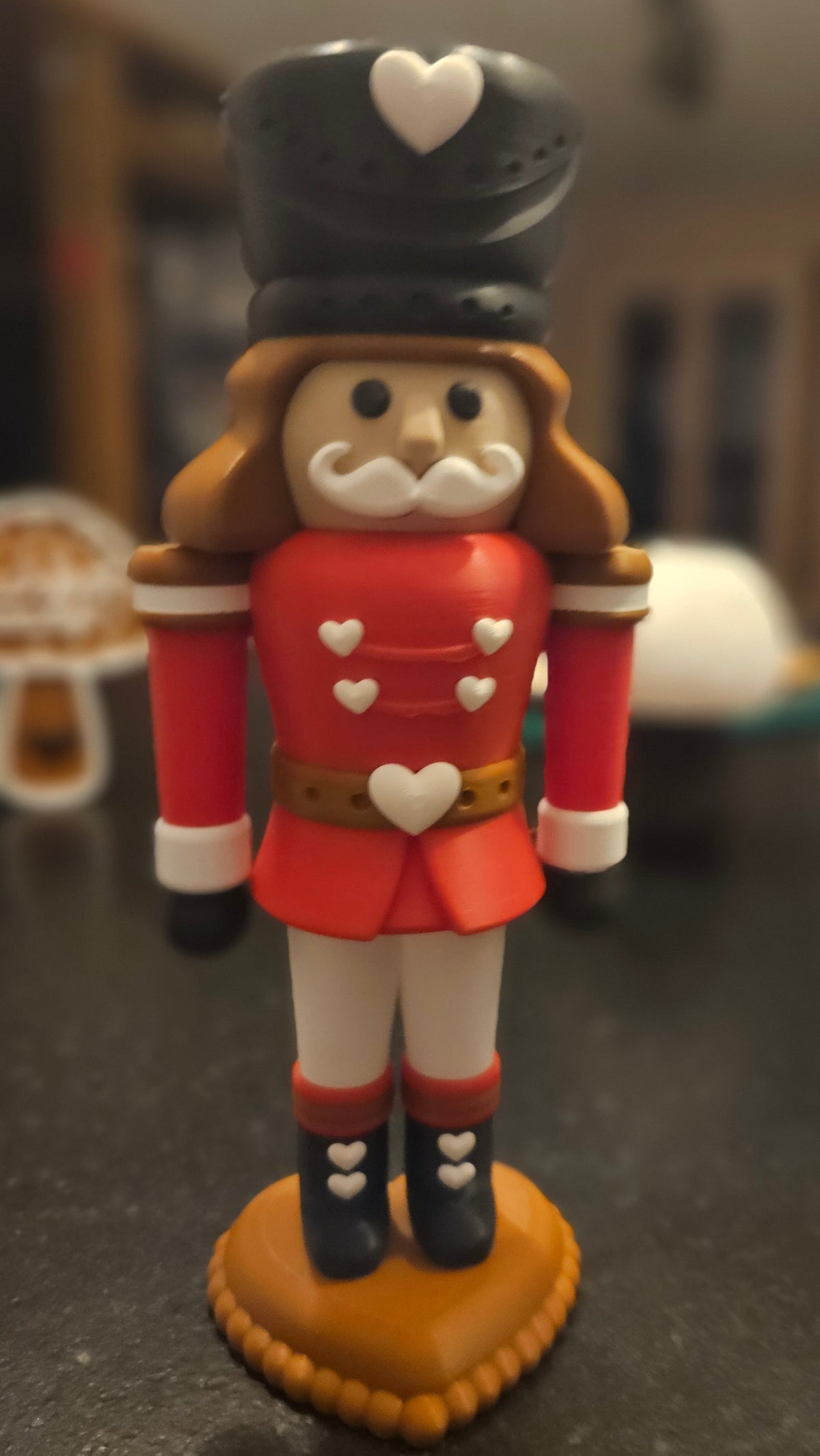❤️ Nussknacker „Herzenswächter“ – ca. 24 cm ❤️