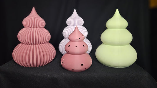 🎄 Moderne Weihnachtsbäume für LED-Kerzen – stilvoll & dekorativ 🎄